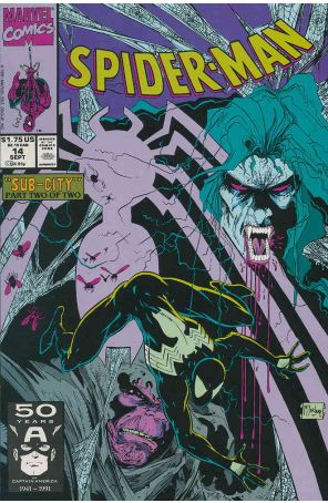 Spider-Man 14 published by Marvel with cover art by Todd McFarlane