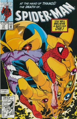 Spider-Man 17 published by Marvel with cover art by Rick Leonardi