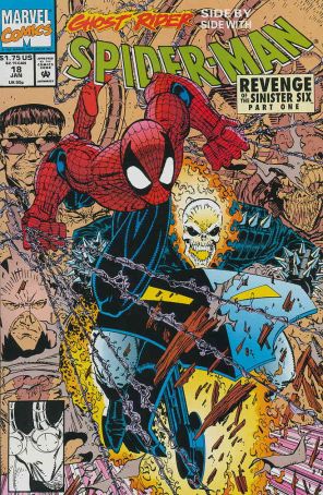 Spider-Man 18 published by Marvel with cover art by Erik Larsen
