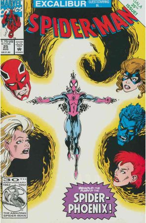 Spider-Man 25 published by Marvel with cover art by Mark Bagley