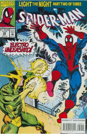 Spider-Man 39 published by Marvel with cover art by Klaus Janson
