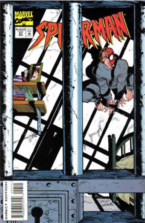 Spider-Man 57 published by Marvel with cover art by John Romita Jr.
