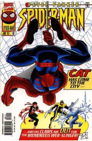 Spider-Man 81 published by Marvel with cover art by John Romita Jr.