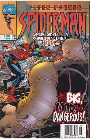 Spider-Man 94 (Newsstand) published by Marvel with cover art by John Romita Jr.