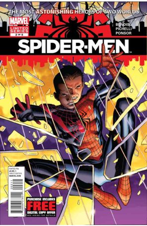 Spider-Men 2 published by Marvel with cover art by Jim Cheung