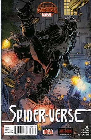 Spider-Verse (2nd Series) 3 published by Marvel with cover art by Nick Bradshaw and Jim Campbell