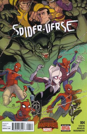 Spider-Verse (2nd Series) 4 published by Marvel with cover art by Nick Bradshaw