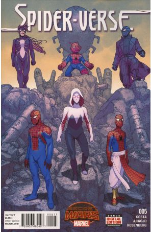 Spider-Verse (2nd Series) 5 published by Marvel with cover art by Nick Bradshaw