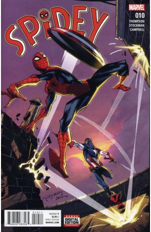 Spidey (Marvel) 10 published by Marvel with cover art by Khary Randolph
