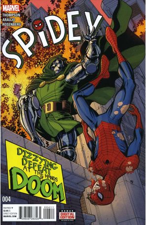 Spidey (Marvel) 4 published by Marvel with cover art by Nick Bradshaw