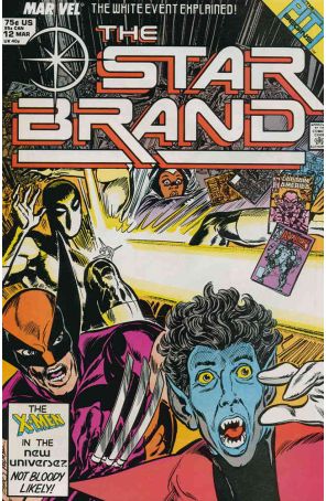 The Star Brand 12 published by Marvel with cover art by John Byrne