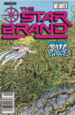 The Star Brand 15 (Newsstand) published by Marvel with cover art by John Byrne