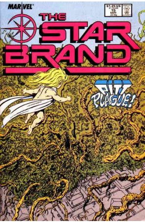 The Star Brand 15 published by Marvel with cover art by John Byrne