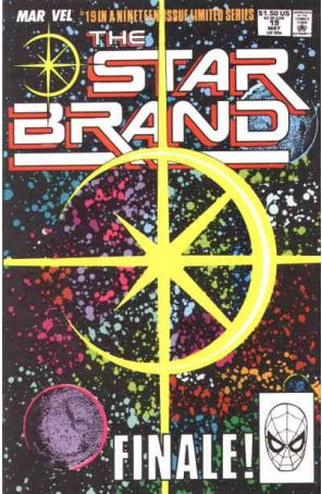 The Star Brand 19 published by Marvel with cover art by John Byrne