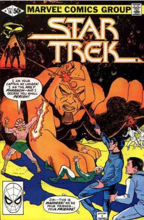 Star Trek (2nd Series) 14 published by Marvel with cover art by Ed Hannigan