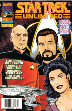 Star Trek Unlimited 2 (Newsstand) published by Marvel with cover art by Ron Randall
