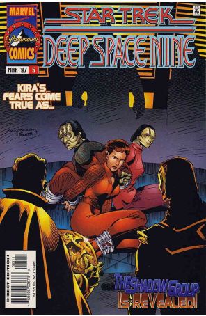 Star Trek: Deep Space Nine (Marvel) 5 published by Marvel with cover art by Tom Grindberg