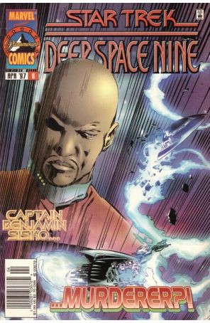 Star Trek: Deep Space Nine (Marvel) 6 (Newsstand) published by Marvel with cover art by Tom Grindberg