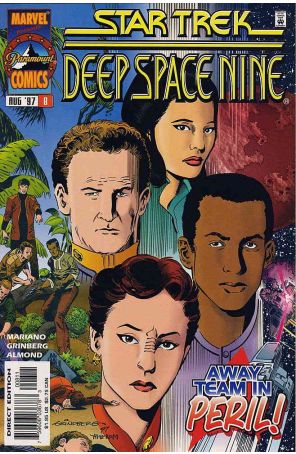 Star Trek: Deep Space Nine (Marvel) 8 published by Marvel with cover art by Tom Grindberg