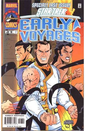 Star Trek: Early Voyages 17 published by Marvel with cover art by Javier Pulido