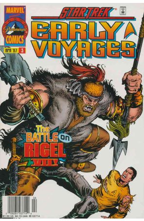 Star Trek: Early Voyages 3 (Newsstand) published by Marvel with cover art by Patrick Zircher