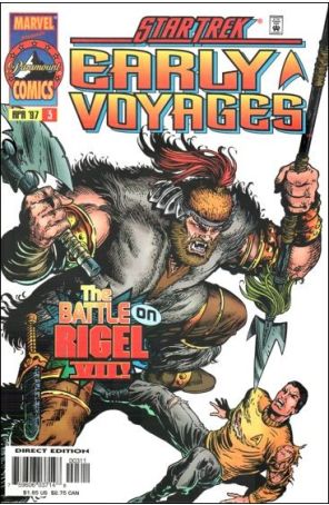 Star Trek: Early Voyages 3 published by Marvel with cover art by Patrick Zircher