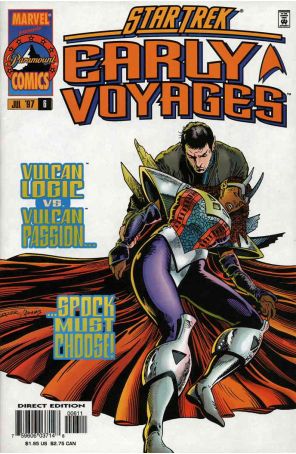 Star Trek: Early Voyages 6 published by Marvel with cover art by Patrick Zircher