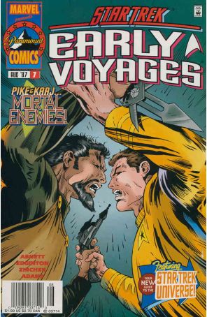 Star Trek: Early Voyages 7 (Newsstand) published by Marvel with cover art by Patrick Zircher