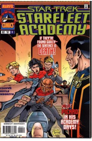 Star Trek: Starfleet Academy 11 published by Marvel with cover art by John Royle