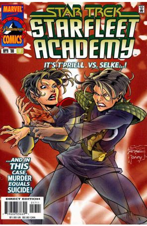 Star Trek: Starfleet Academy 17 published by Marvel with cover art by John Royle