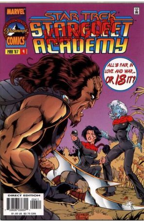 Star Trek: Starfleet Academy 4 published by Marvel with cover art by Chris Renaud