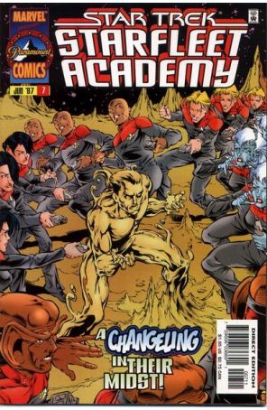 Star Trek: Starfleet Academy 7 published by Marvel with cover art by Chris Renaud