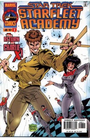 Star Trek: Starfleet Academy 8 published by Marvel with cover art by John Royle