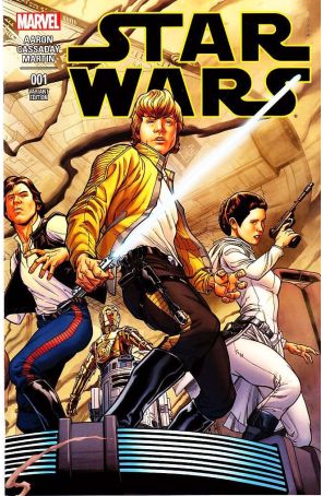 Star Wars (2nd Series) 1A (8th) published by Marvel with cover art by Joe Quesada