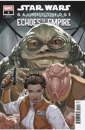 Star Wars: Galaxy's Edge-Echoes of the Empire 2D published by Marvel with cover art by Pete Woods