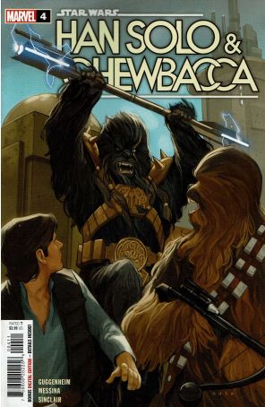 Star Wars: Han Solo And Chewbacca 4 published by Marvel with cover art by Phil Noto