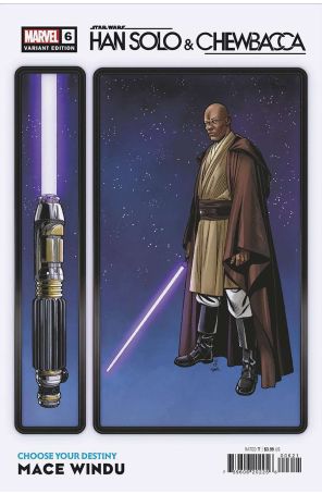 Star Wars: Han Solo And Chewbacca 6A published by Marvel with cover art by Chris Sprouse