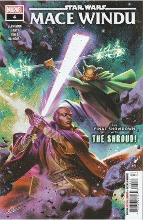 Star Wars: Mace Windu (2nd Series) 4 published by Marvel with cover art by Mateus Manhanini