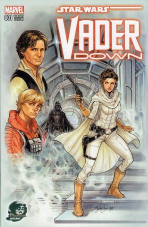 Star Wars: Vader Down 1S published by Marvel with cover art by Siya Oum