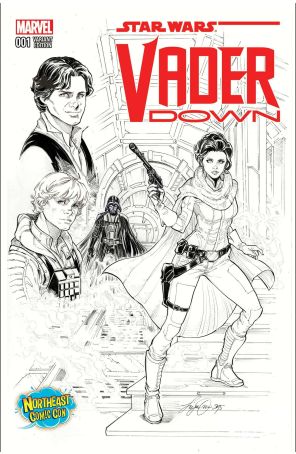 Star Wars: Vader Down 1Y published by Marvel with cover art by Siya Oum