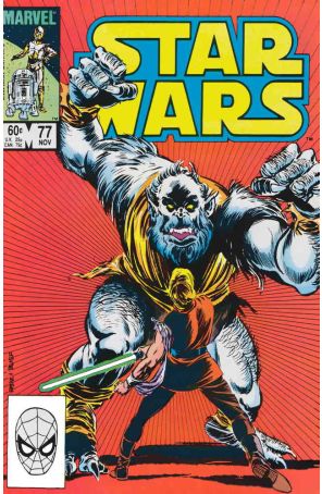 Star Wars 77 published by Marvel with cover art by Ron Frenz