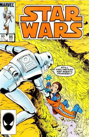 Star Wars 86 published by Marvel with cover art by Bob McLeod
