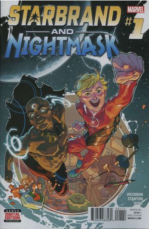 Starbrand And Nightmask 1 published by Marvel with cover art by Yasmine Putri