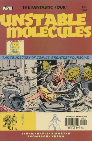 Startling Stories: Fantastic Four-Unstable Molecules 2 published by Marvel with cover art by Craig Thompson