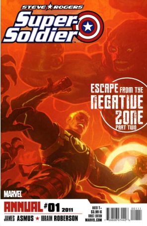Steve Rogers: Super-Soldier Annual 1 published by Marvel with cover art by Black Frog