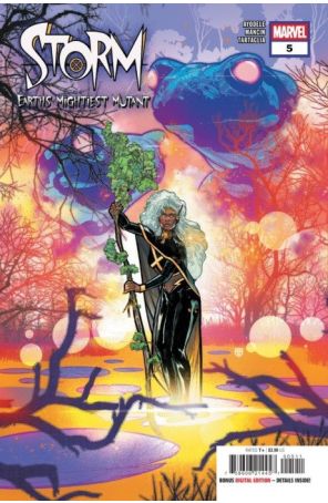 Storm: Earth's Mightiest Mutant 5 published by Marvel with cover art by R.B. Silva