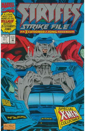 Stryfe's Strike File 1 published by Marvel with cover art by Andy Kubert