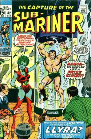 Sub-Mariner (Vol. 2) 32 published by Marvel with cover art by Sal Buscema