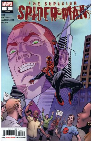 Superior Spider-Man (2nd Series) 9 published by Marvel with cover art by Mike Hawthorne