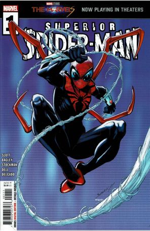 Superior Spider-Man (3rd Series) 1 published by Marvel with cover art by Mark Bagley